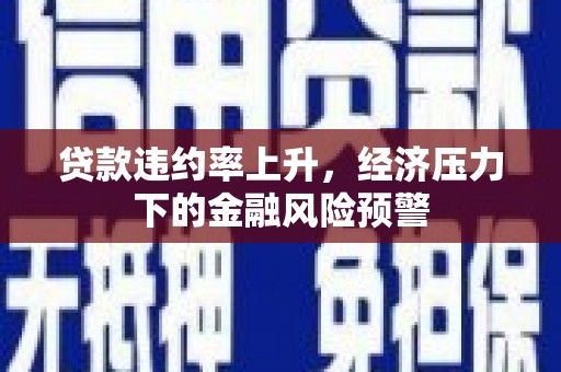 黄骅贷款违约率上升，经济压力下的金融风险预警