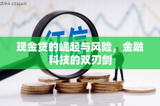 灵宝现金贷的崛起与风险，金融科技的双刃剑