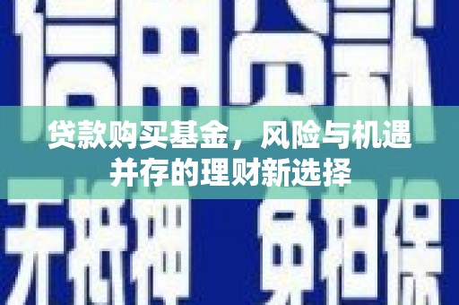 代县贷款购买基金，风险与机遇并存的理财新选择