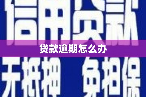 南宁贷款逾期怎么办