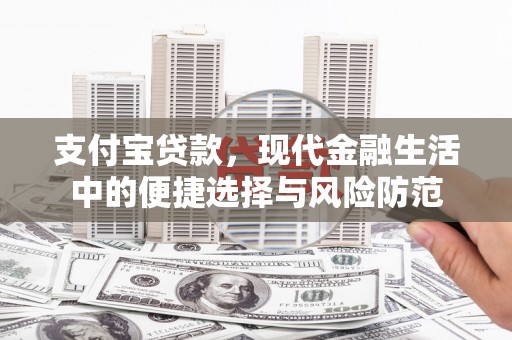 平安支付宝贷款，现代金融生活中的便捷选择与风险防范