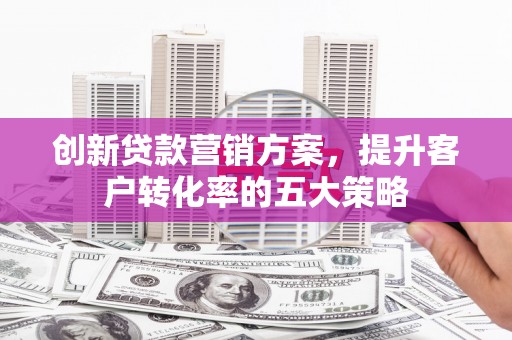 荔浦创新贷款营销方案，提升客户转化率的五大策略
