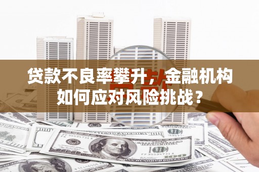 犍为贷款不良率攀升，金融机构如何应对风险挑战？