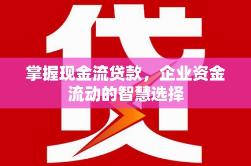 三地门掌握现金流贷款，企业资金流动的智慧选择