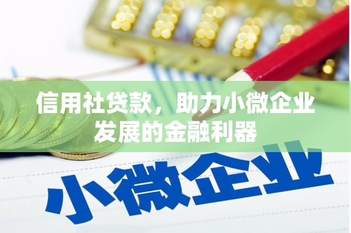 印台信用社贷款，助力小微企业发展的金融利器