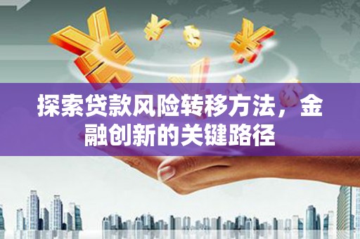 雨花探索贷款风险转移方法，金融创新的关键路径