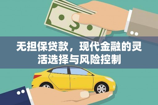 新界无担保贷款，现代金融的灵活选择与风险控制