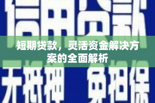 秦汉短期贷款，灵活资金解决方案的全面解析