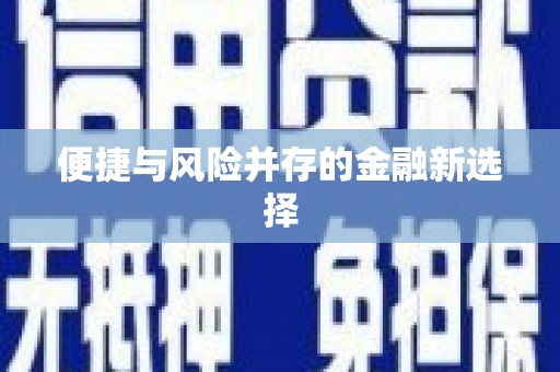陆良便捷与风险并存的金融新选择