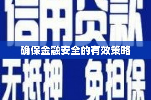 桑日确保金融安全的有效策略