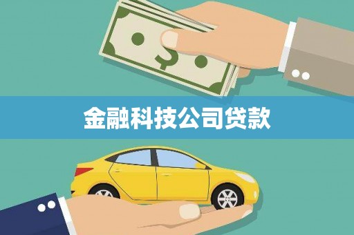 久治金融科技公司贷款