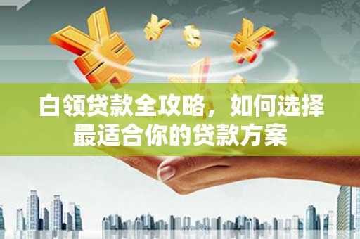 台西白领贷款全攻略，如何选择最适合你的贷款方案