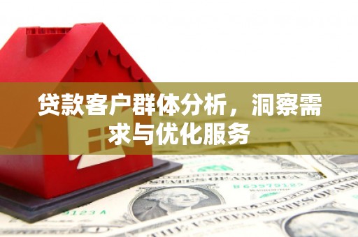 礼县贷款客户群体分析，洞察需求与优化服务